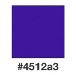 Dagens färg heter 4512a3 och är en blålila nyans.