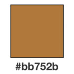 Dagens gulbrunorange nyans, bb752b. 