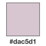 Dagens färg, en smutsrosa nyans, dac5d1.